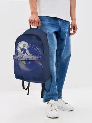 Рюкзак джинсовый / Gods family