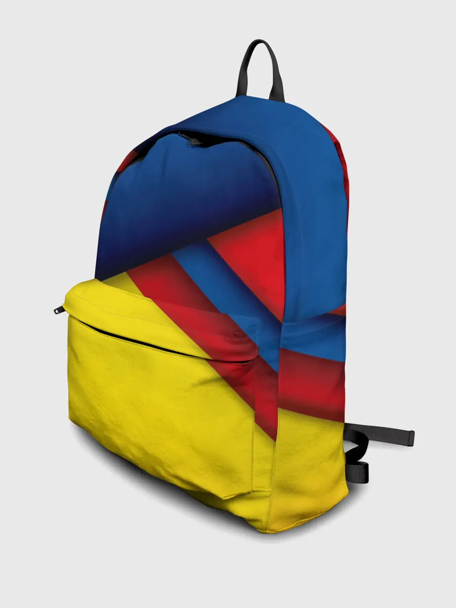 Рюкзак джинсовый / Яркие краски