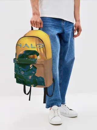 Рюкзак джинсовый / Мастер Чиф | Halo