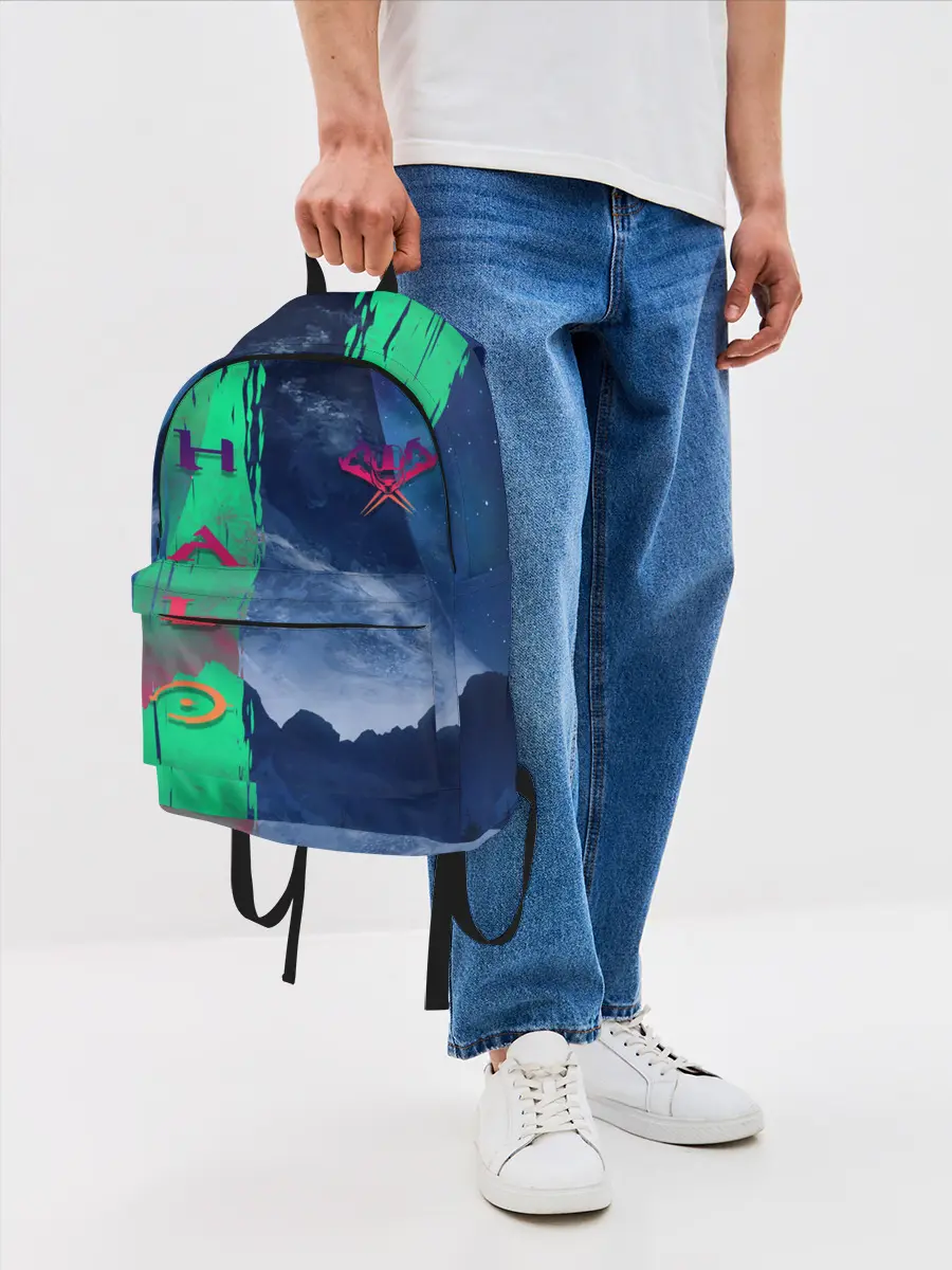 Рюкзак джинсовый / HALO Ring