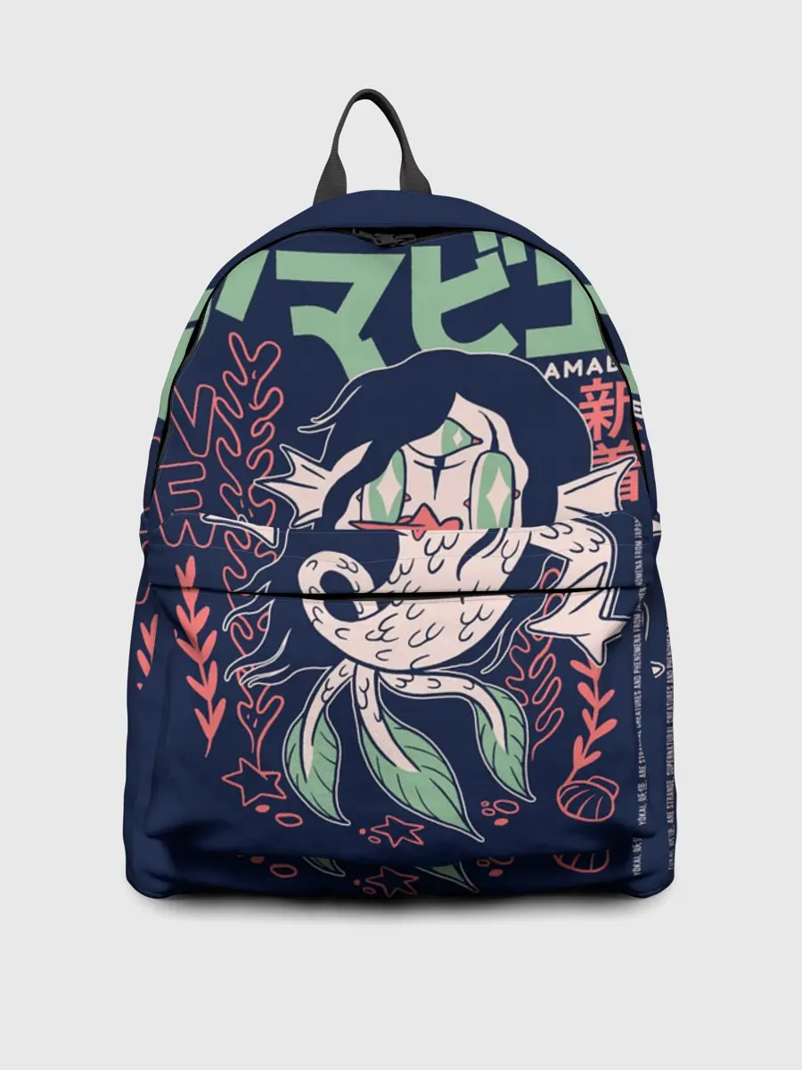 Рюкзак джинсовый / Аниме Демон Амабиэ Ёкай