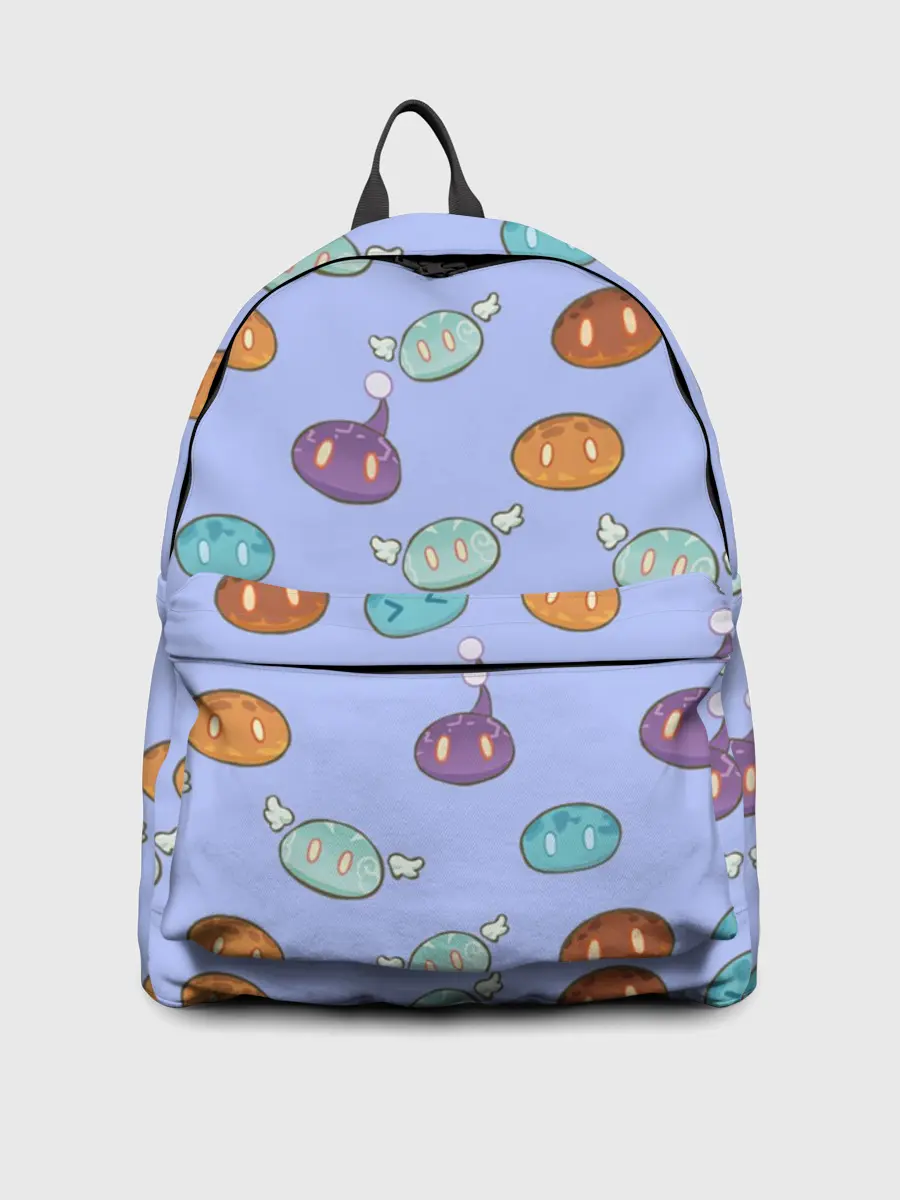 Рюкзак джинсовый / Genshin impact Slimes | Слаймы