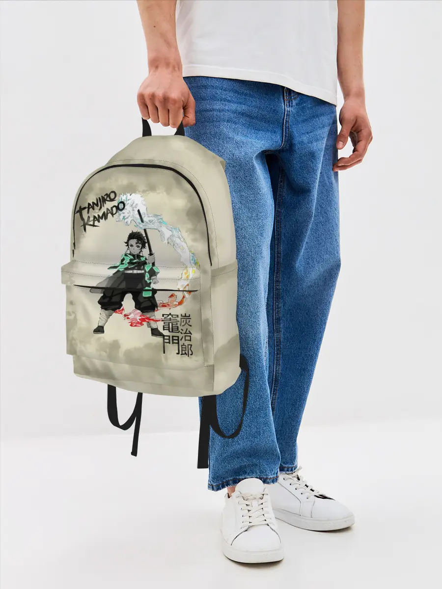 Рюкзак джинсовый / Tanjiro Kamado Kimetsu no Yaiba