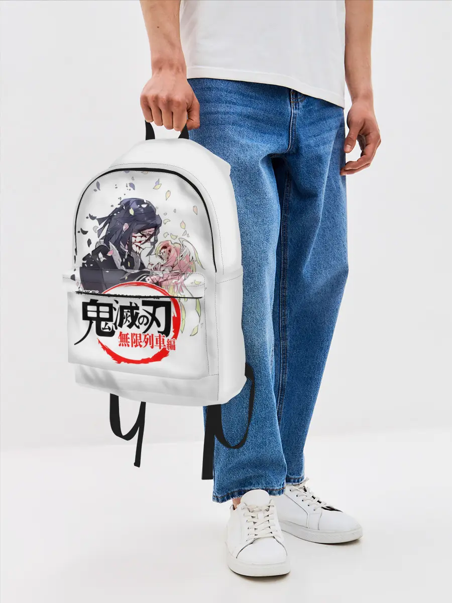 Рюкзак джинсовый / Обанай Игуро Kimetsu no Yaiba