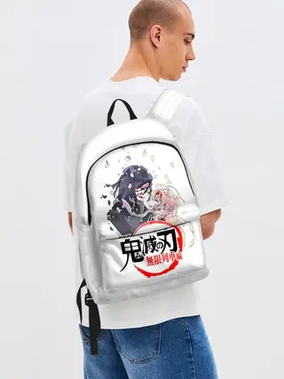 Рюкзак джинсовый / Обанай Игуро Kimetsu no Yaiba