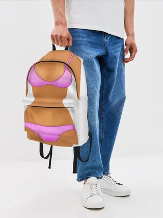 Рюкзак джинсовый / Tanned body