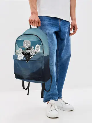 Рюкзак джинсовый / Магическая Битва | Реплика Кугисаки Нобара