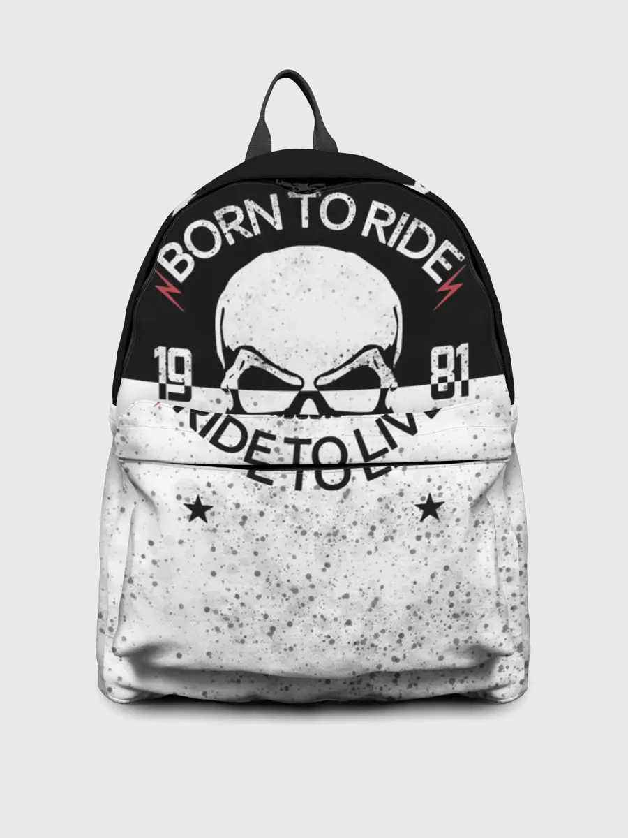 Рюкзак джинсовый / Born to Ride - Ride to Live