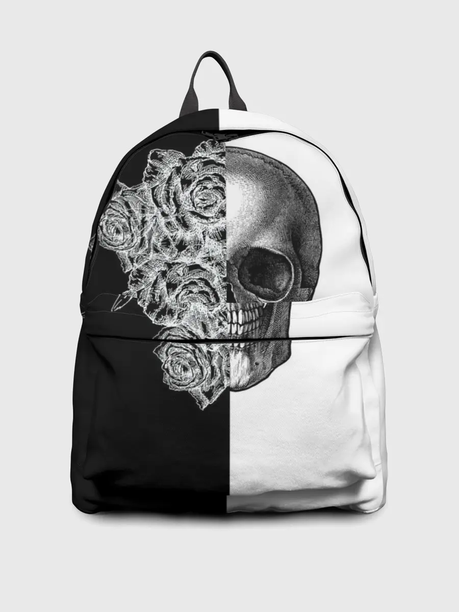 Рюкзак джинсовый / SkullRose Sketch