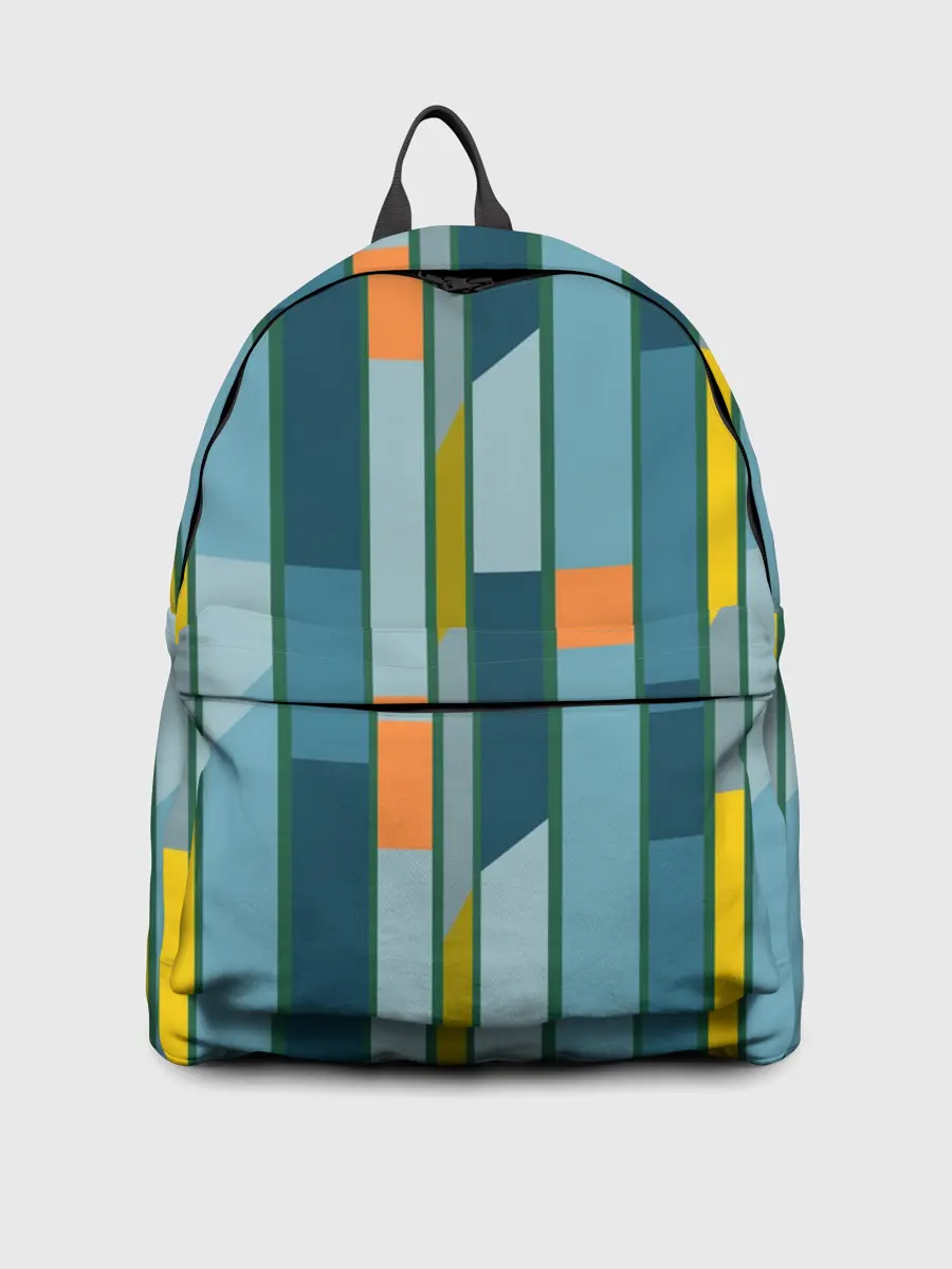 Рюкзак джинсовый / Абстракция в стиле модерн