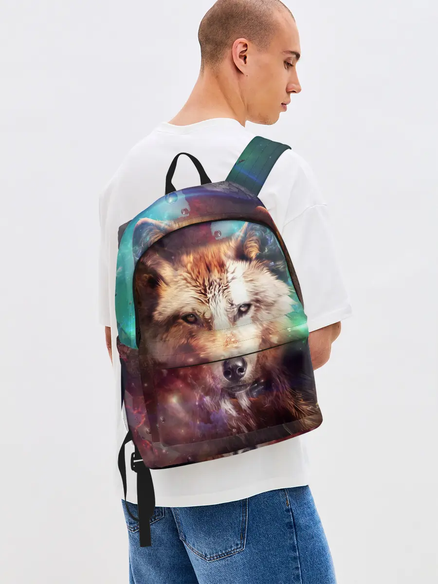 Рюкзак джинсовый / WOLF