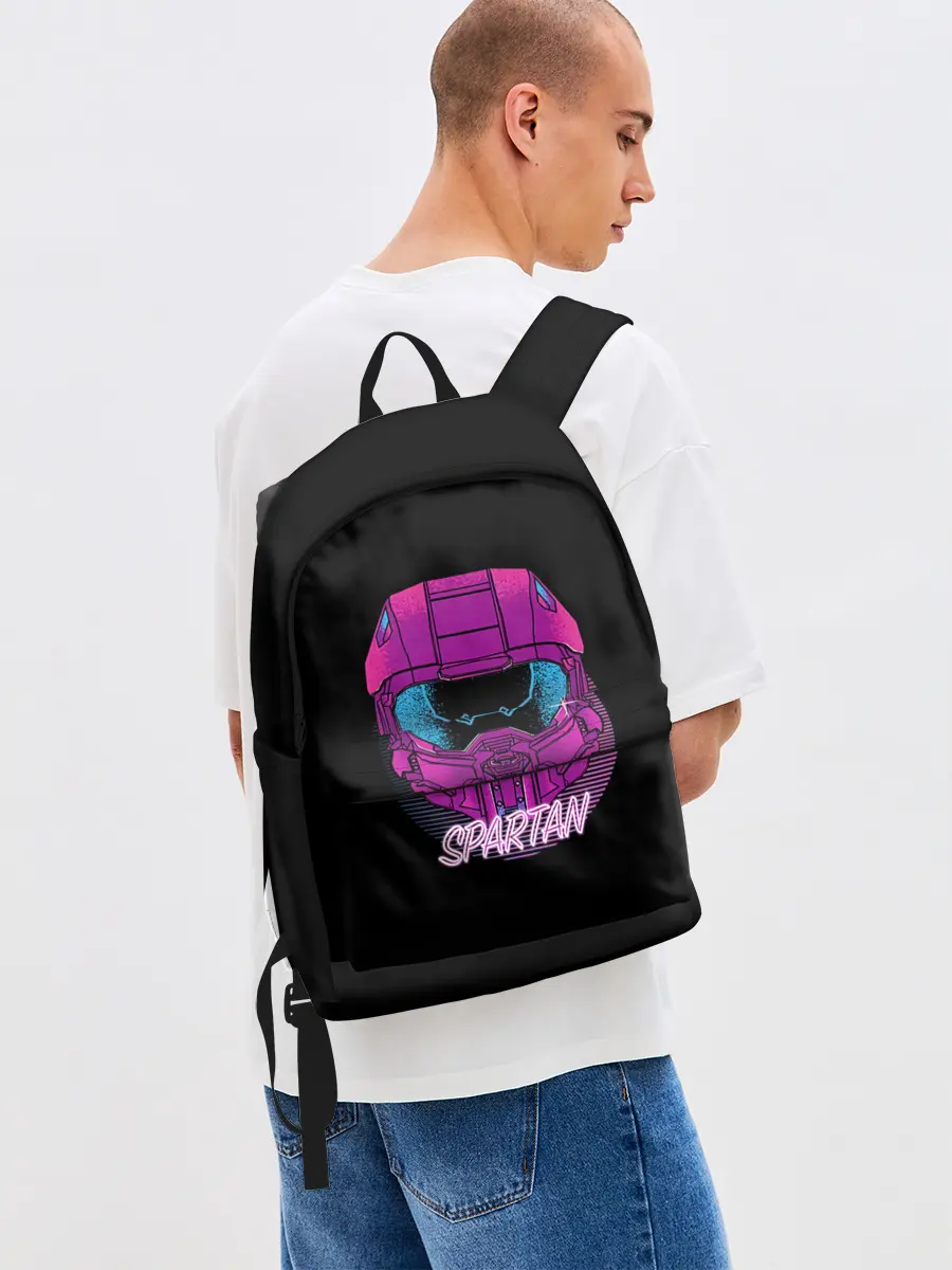 Рюкзак джинсовый / Halo Neon