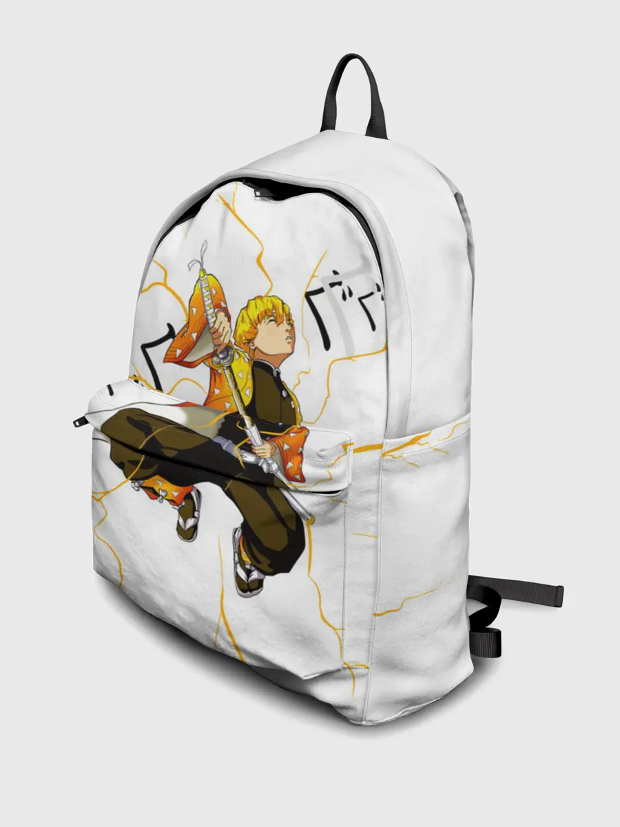 Рюкзак джинсовый / Agatsuma Zenitsu Kimetsu no Yaiba