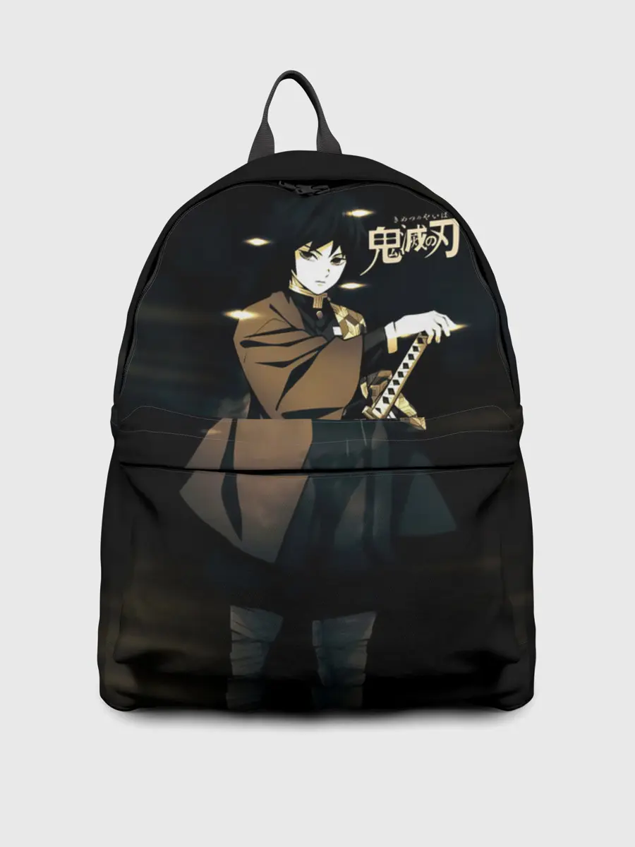 Рюкзак джинсовый / Гию Томиока Kimetsu no Yaiba