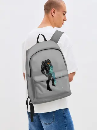 Рюкзак джинсовый / Кибер любовь