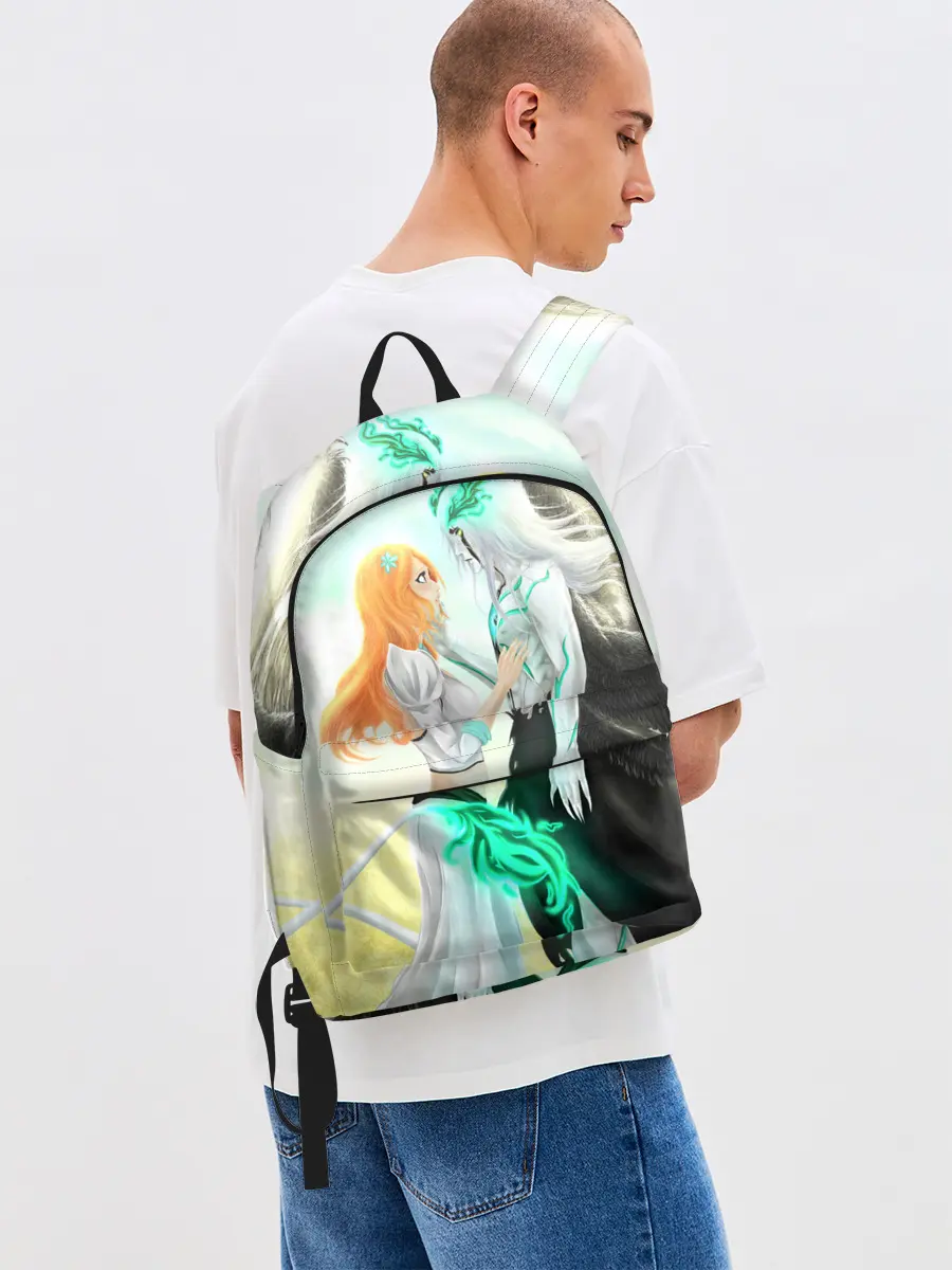 Рюкзак джинсовый / Bleach Grimmjow and Orihime