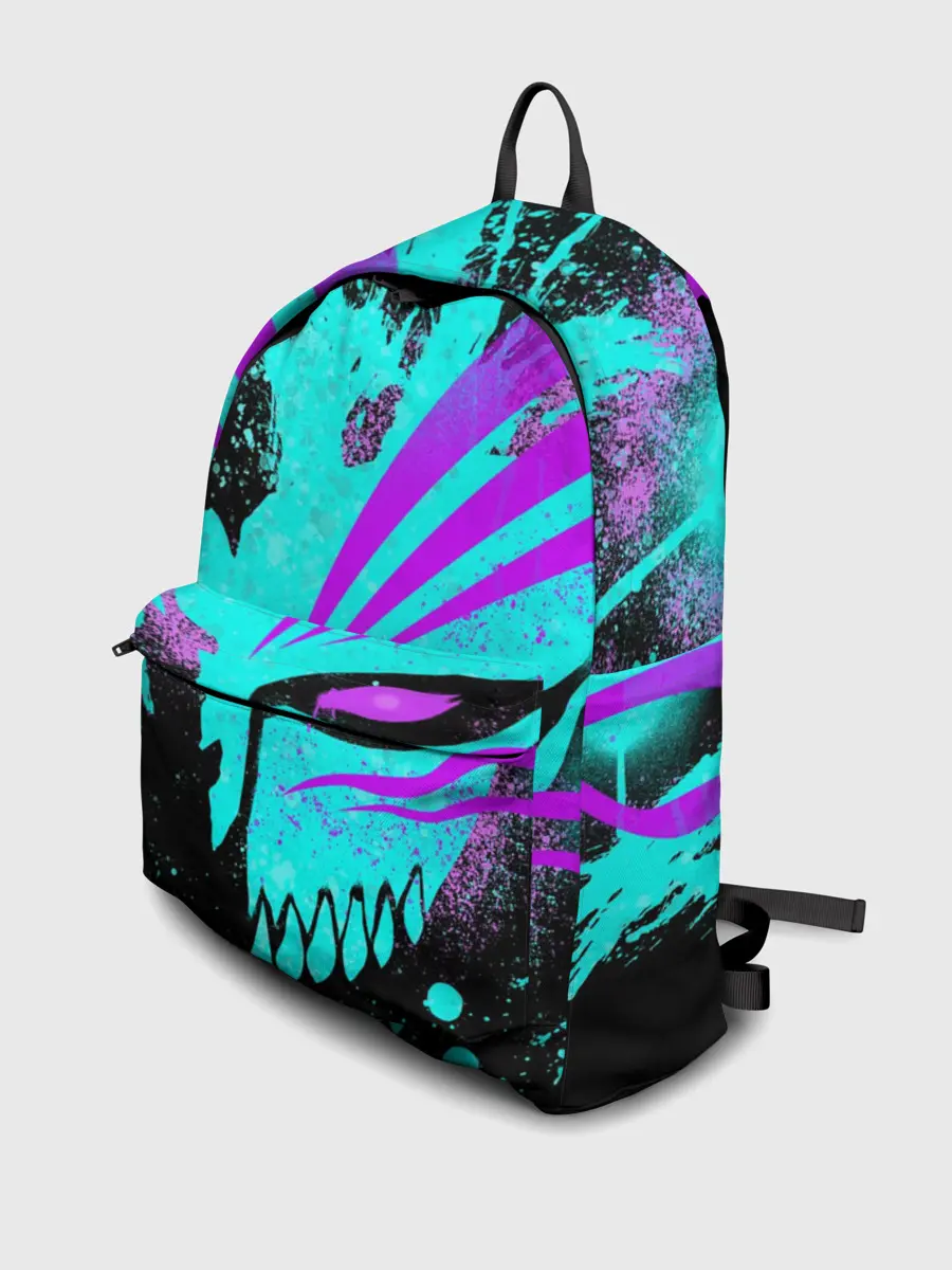 Рюкзак джинсовый / БЛИЧ МАСКА ПУСТОГО НЕОН