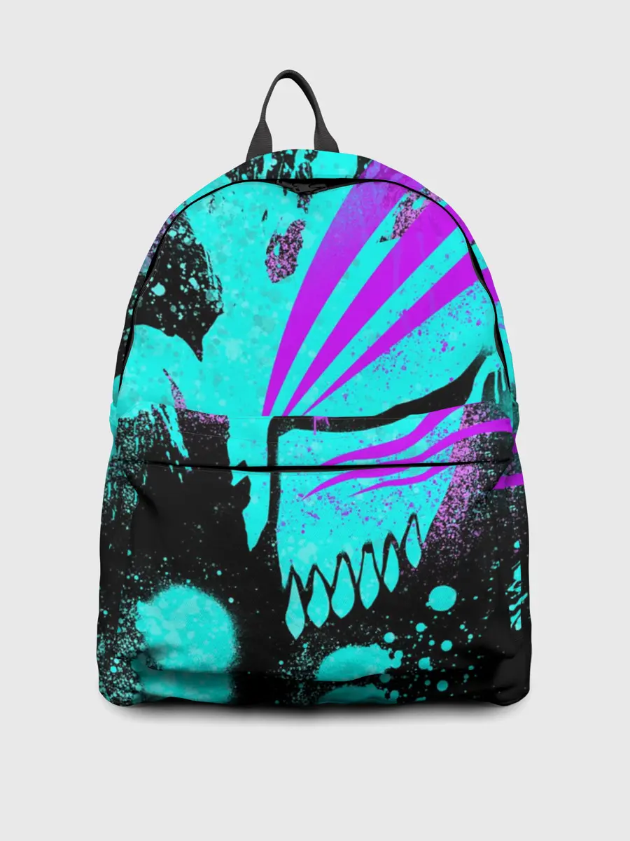 Рюкзак джинсовый / БЛИЧ МАСКА ПУСТОГО НЕОН