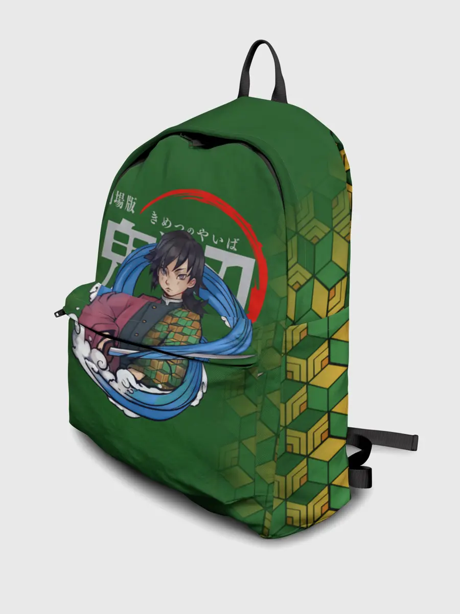 Рюкзак джинсовый / Гию Томиока Kimetsu no Yaiba