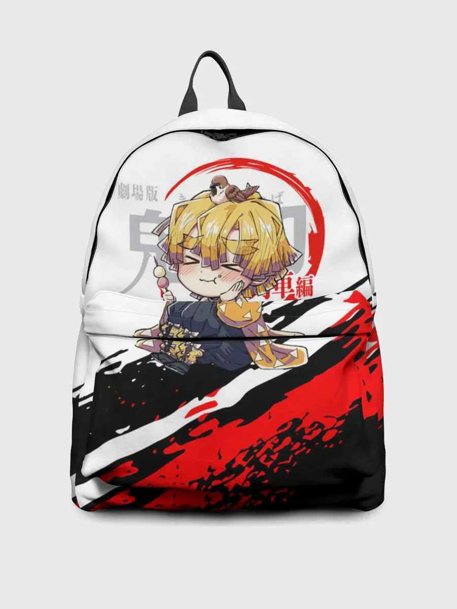 Рюкзак джинсовый / Agatsuma Zenitsu Kimetsu no Yaiba