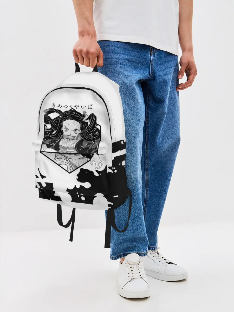 Рюкзак джинсовый / Nezuko Kamado Kimetsu no Yaiba