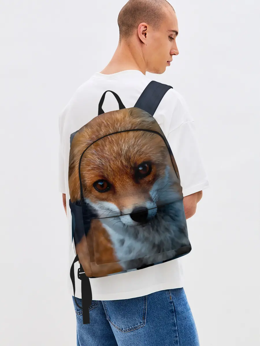 Рюкзак джинсовый / Мудрая лиса