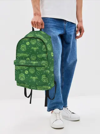 Рюкзак джинсовый / Halo Pattern