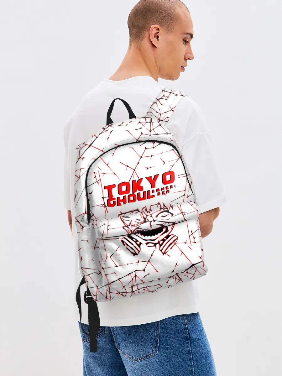 Рюкзак джинсовый / tokyo - ghoul