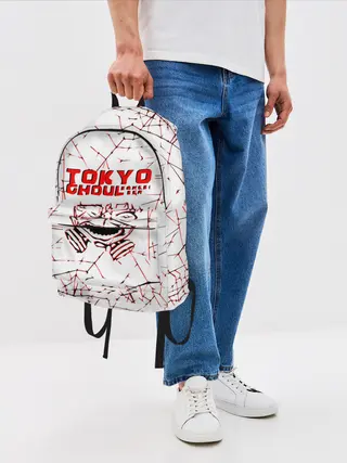 Рюкзак джинсовый / tokyo - ghoul
