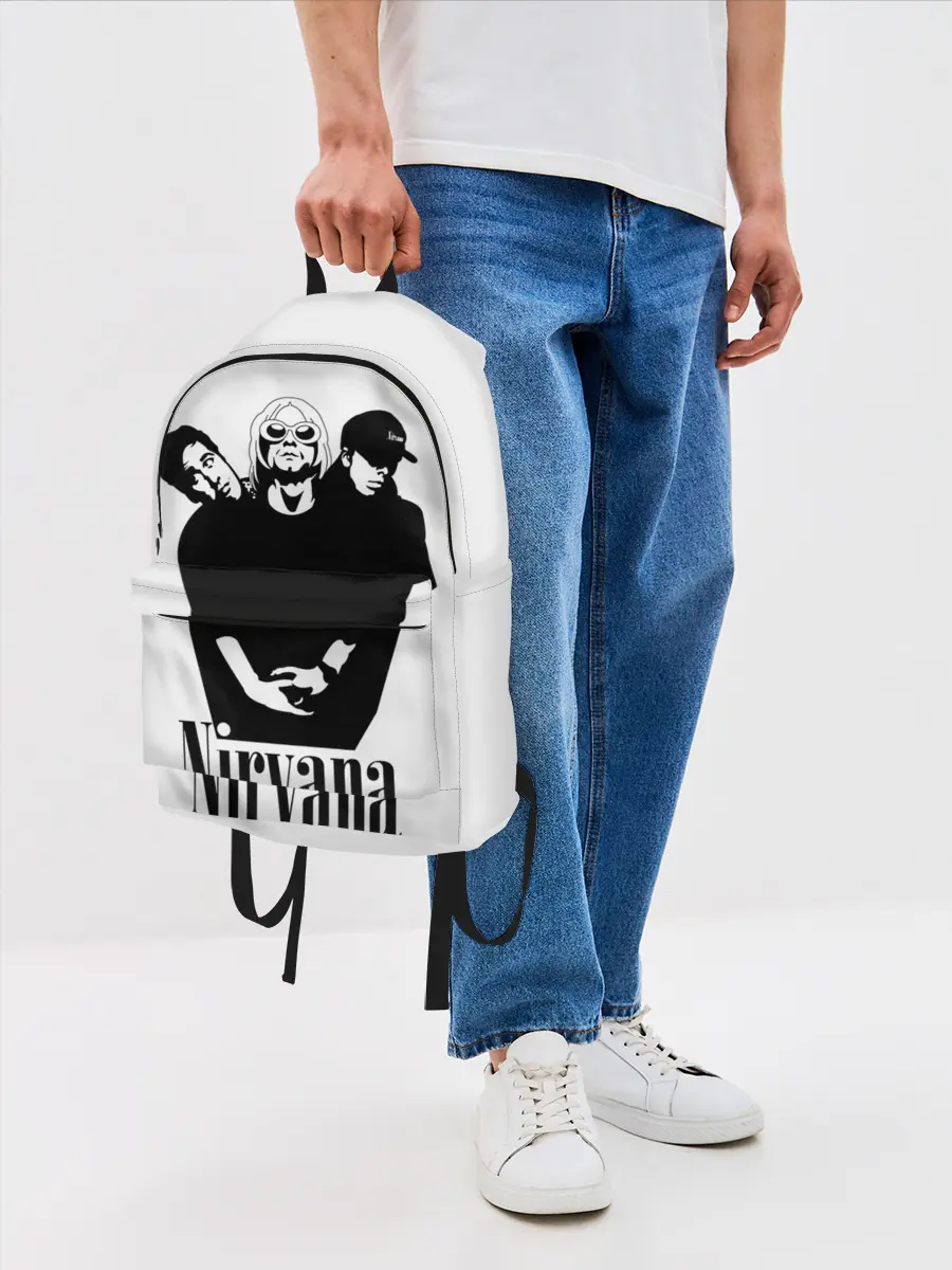 Рюкзак джинсовый / Nirvana Группа