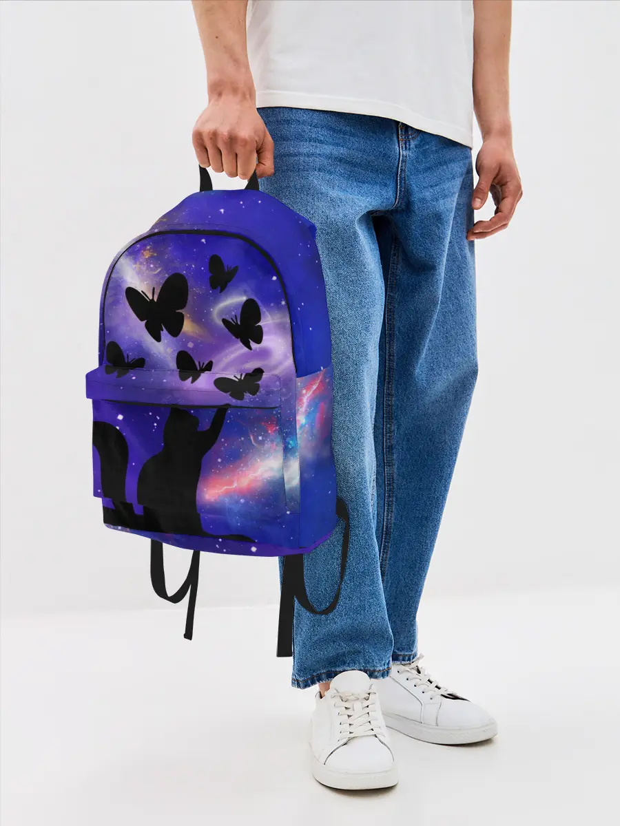 Рюкзак джинсовый / КотоКосмос