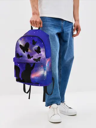 Рюкзак джинсовый / КотоКосмос