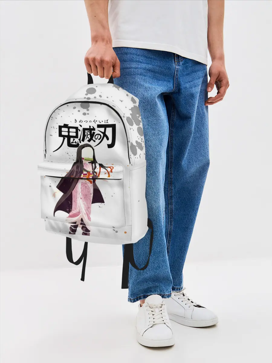 Рюкзак джинсовый / Nezuko Kamado Kimetsu no Yaiba