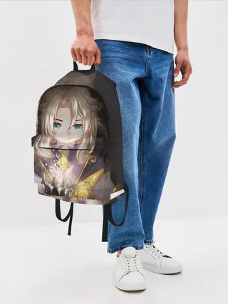 Рюкзак джинсовый / Blue Eyes Albedo.