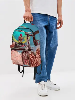 Рюкзак джинсовый / Riders Republic
