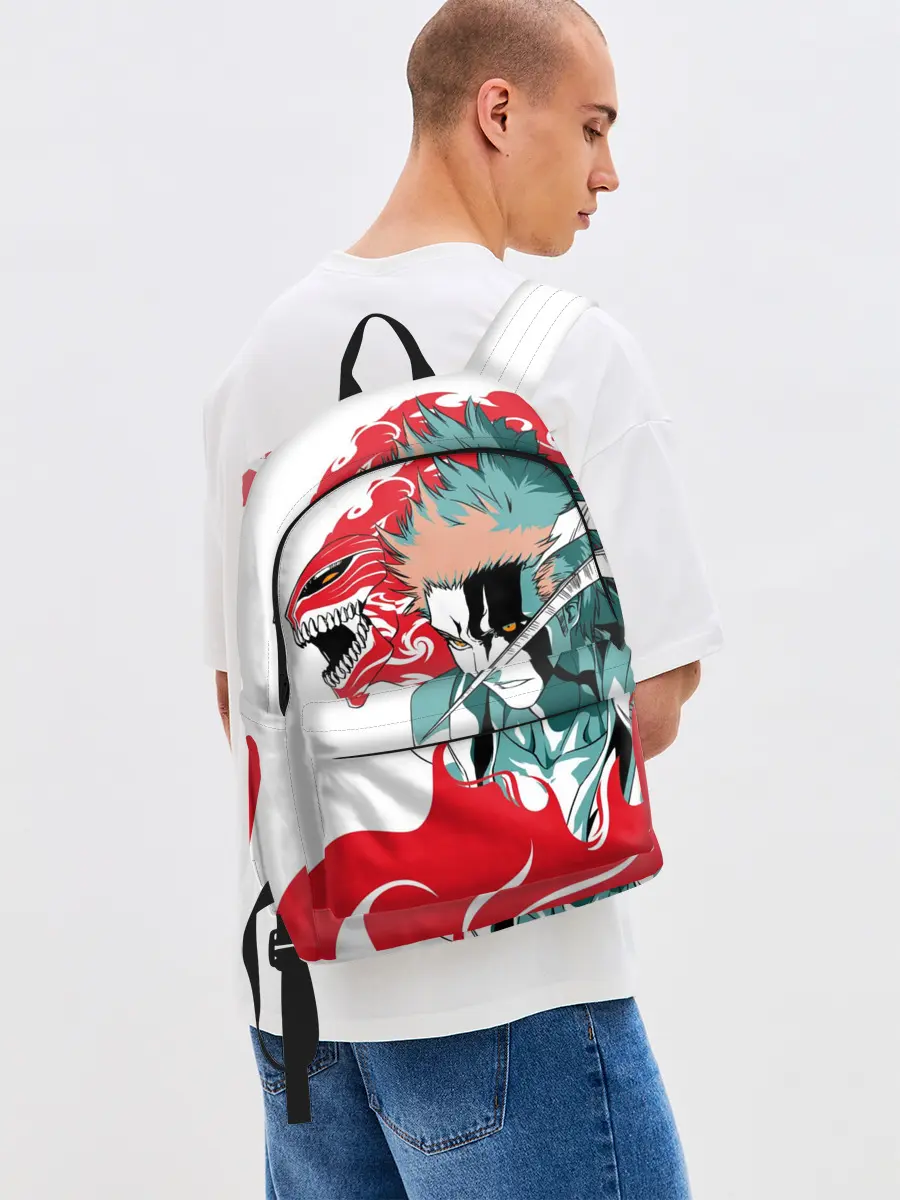 Рюкзак джинсовый / ИЧИГО ДЕМОН | BLEACH | БЛИЧ