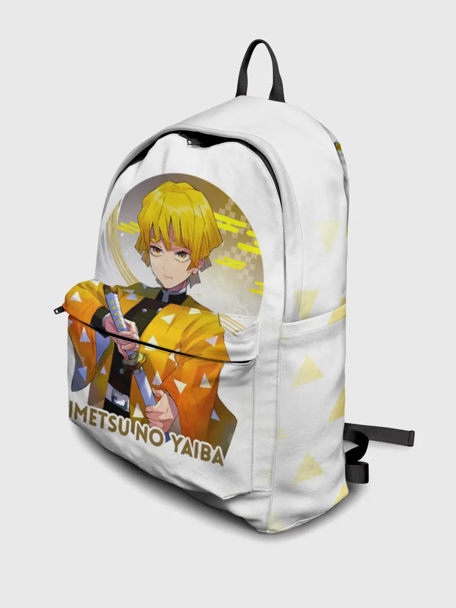 Рюкзак джинсовый / Agatsuma Zenitsu Kimetsu no Yaiba