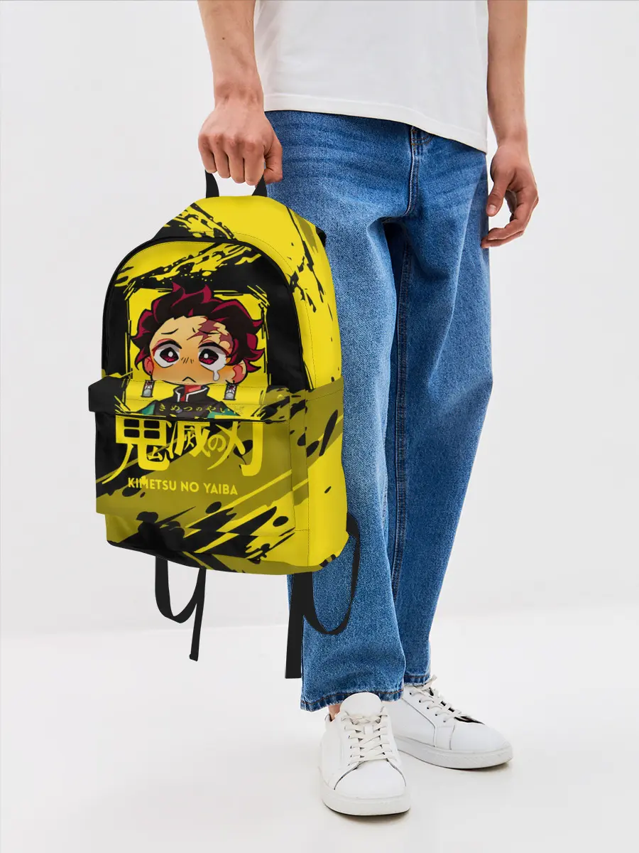 Рюкзак джинсовый / Танджиро Камадо Kimetsu no Yaiba