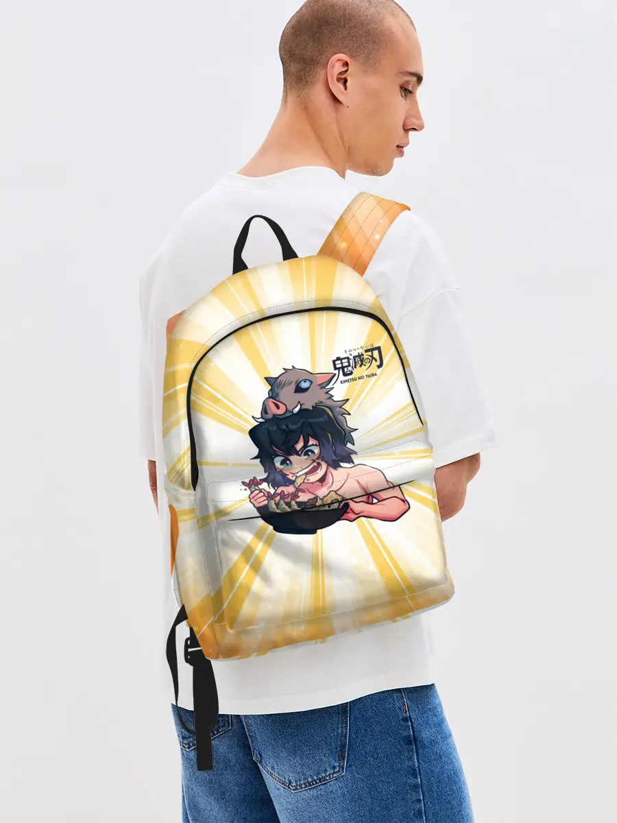 Рюкзак джинсовый / Иноске Хашибира Kimetsu no Yaiba