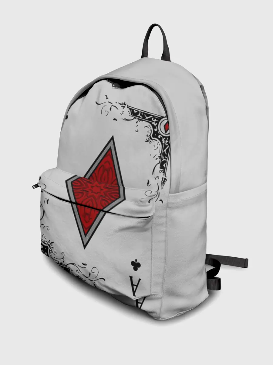 Рюкзак джинсовый / Туз Бубен