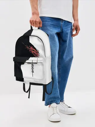 Рюкзак джинсовый / Смирение