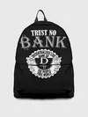 Рюкзак джинсовый / TRUST NO BANK BITCOIN