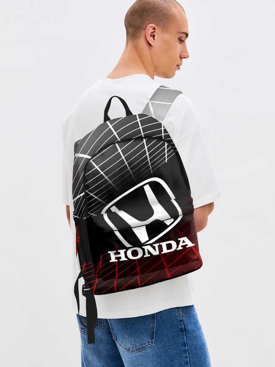 Рюкзак джинсовый / HONDA / ХОНДА / СЕТКА