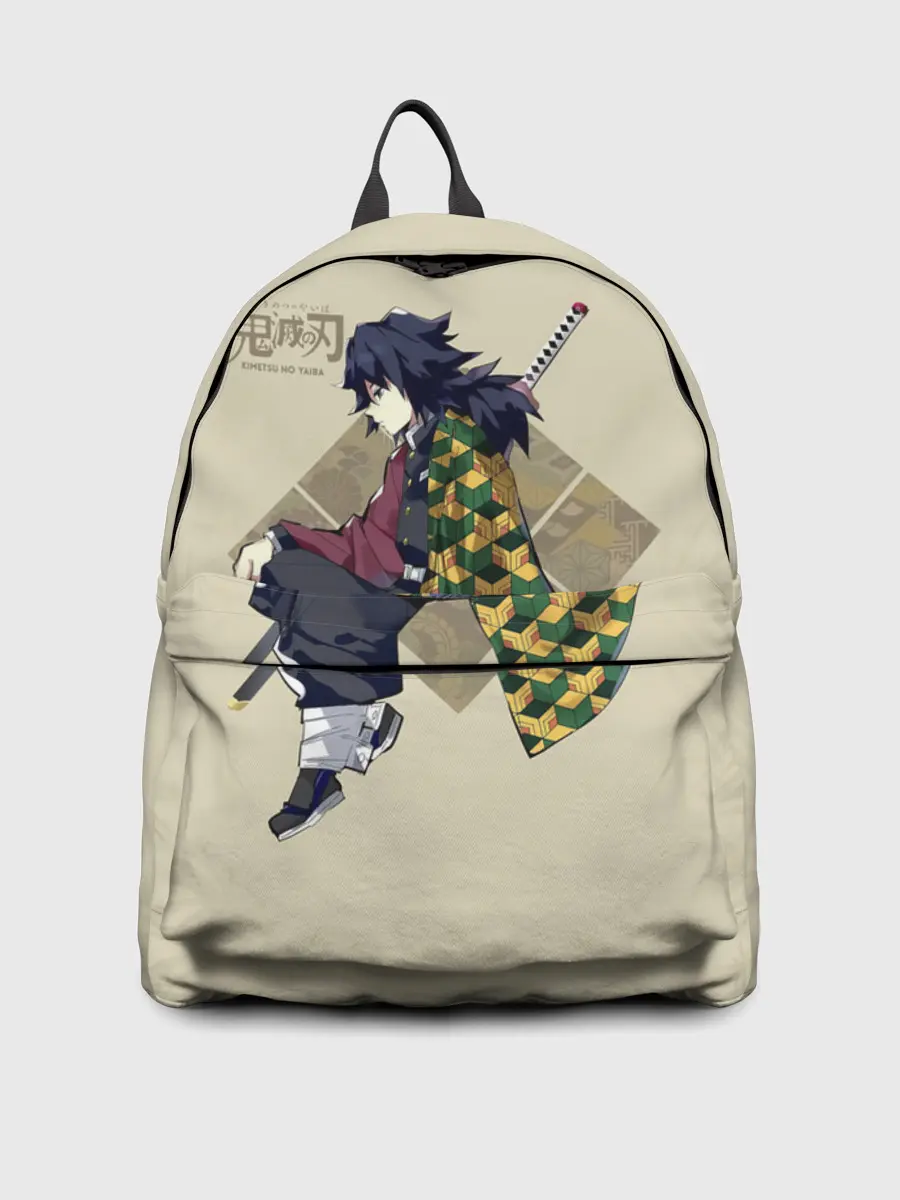 Рюкзак джинсовый / Гию Томиока Kimetsu no Yaiba