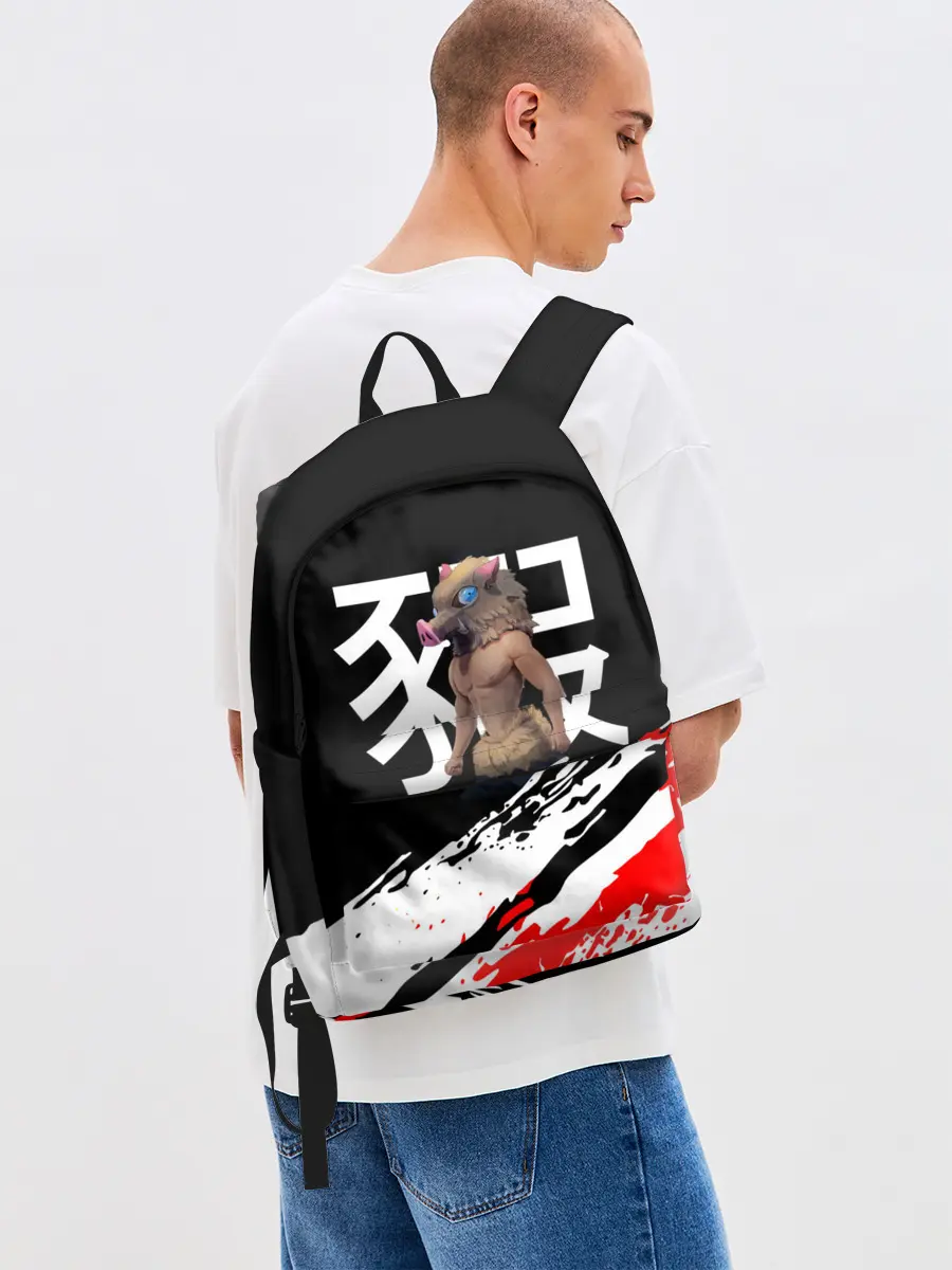 Рюкзак джинсовый / Иноске Хашибира Kimetsu no Yaiba