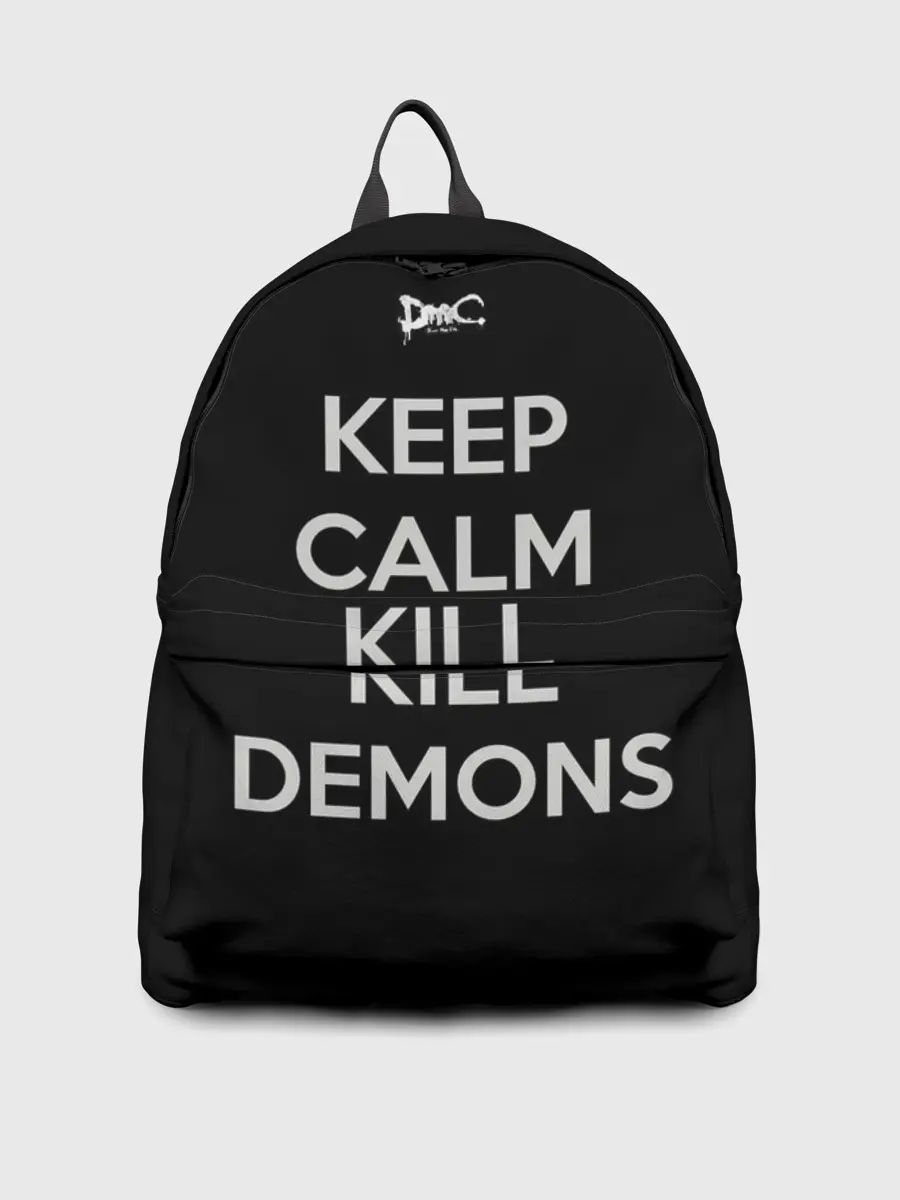 Рюкзак джинсовый / Расслабься и убивай демонов