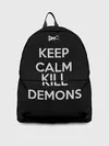 Рюкзак джинсовый / Расслабься и убивай демонов