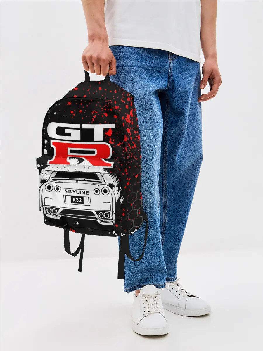 Рюкзак джинсовый / NISSAN GT-R / НИССАН GTR