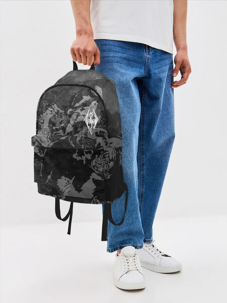 Рюкзак джинсовый / Battle with the dragon / TES