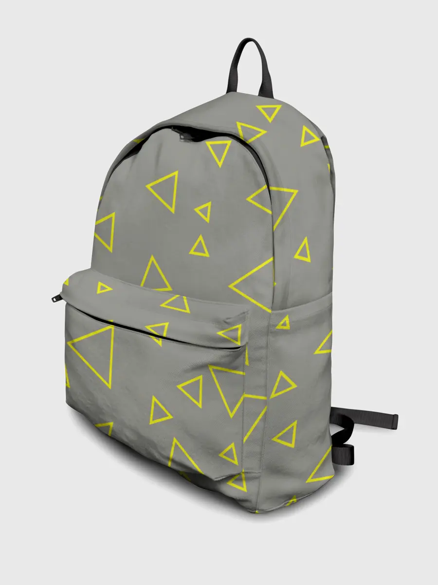 Рюкзак джинсовый / Желтый и серый | Yellow & gray